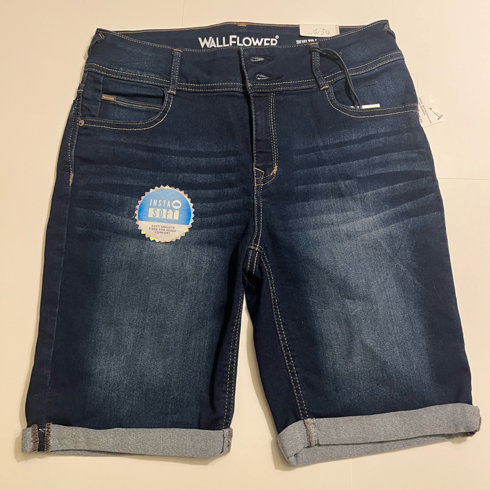 Wallflower UltraFit Bermuda Jean Shorts